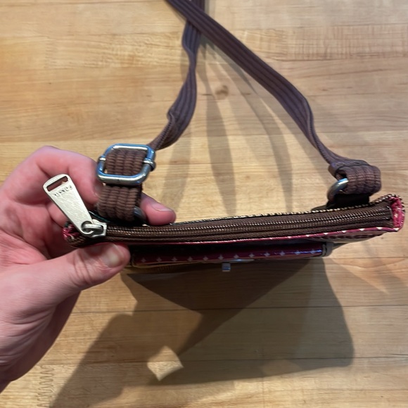 Fossil Key - Per Small Purse Multi Color with Brown Strap - Picture 7 of 14